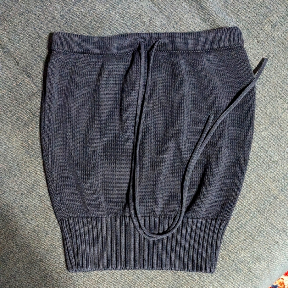 CELINE Knitwear Silk Crop Top